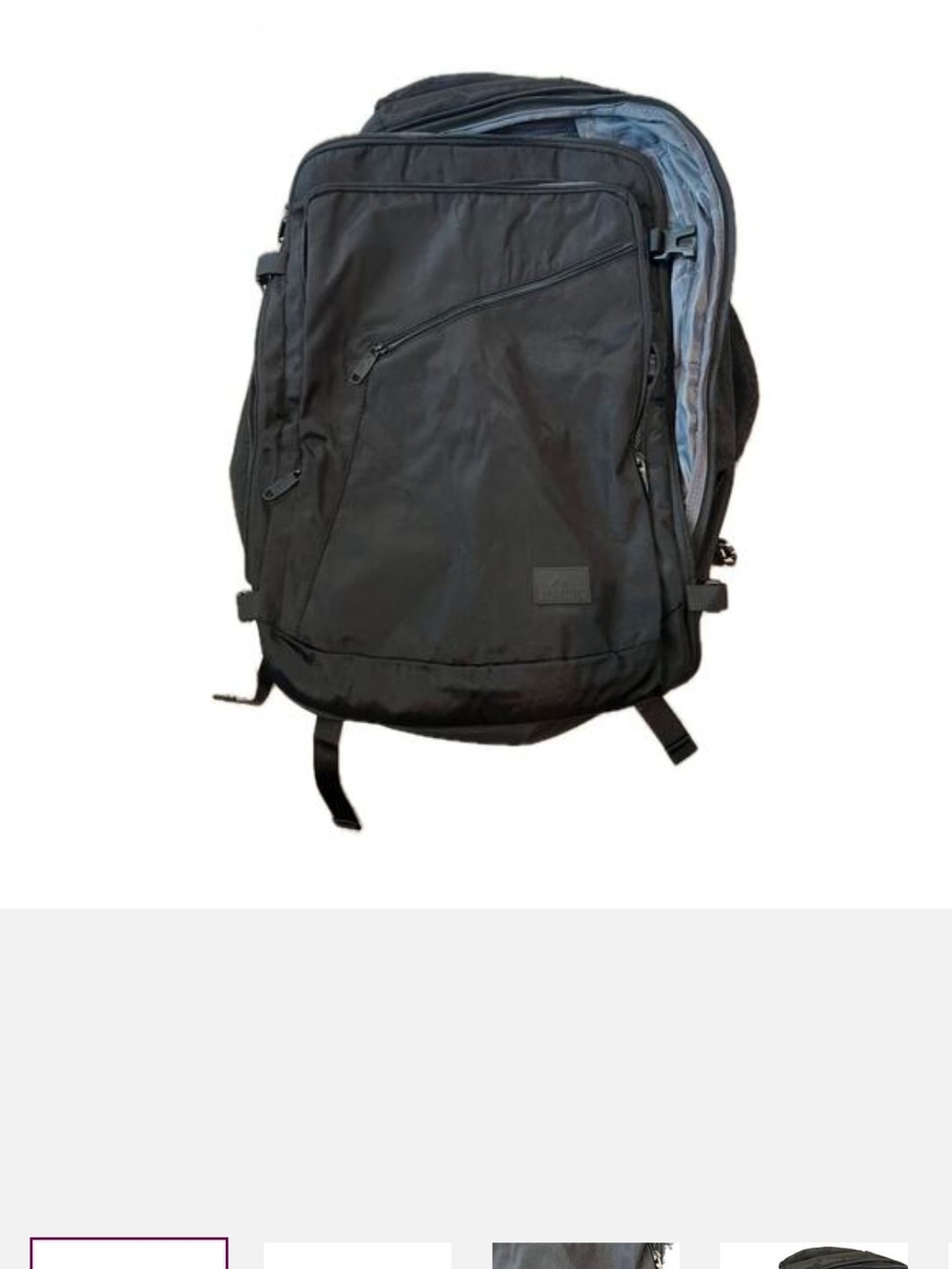 New Black Men's Everyday Matein Backpack - Sleek Travel & Work Bag